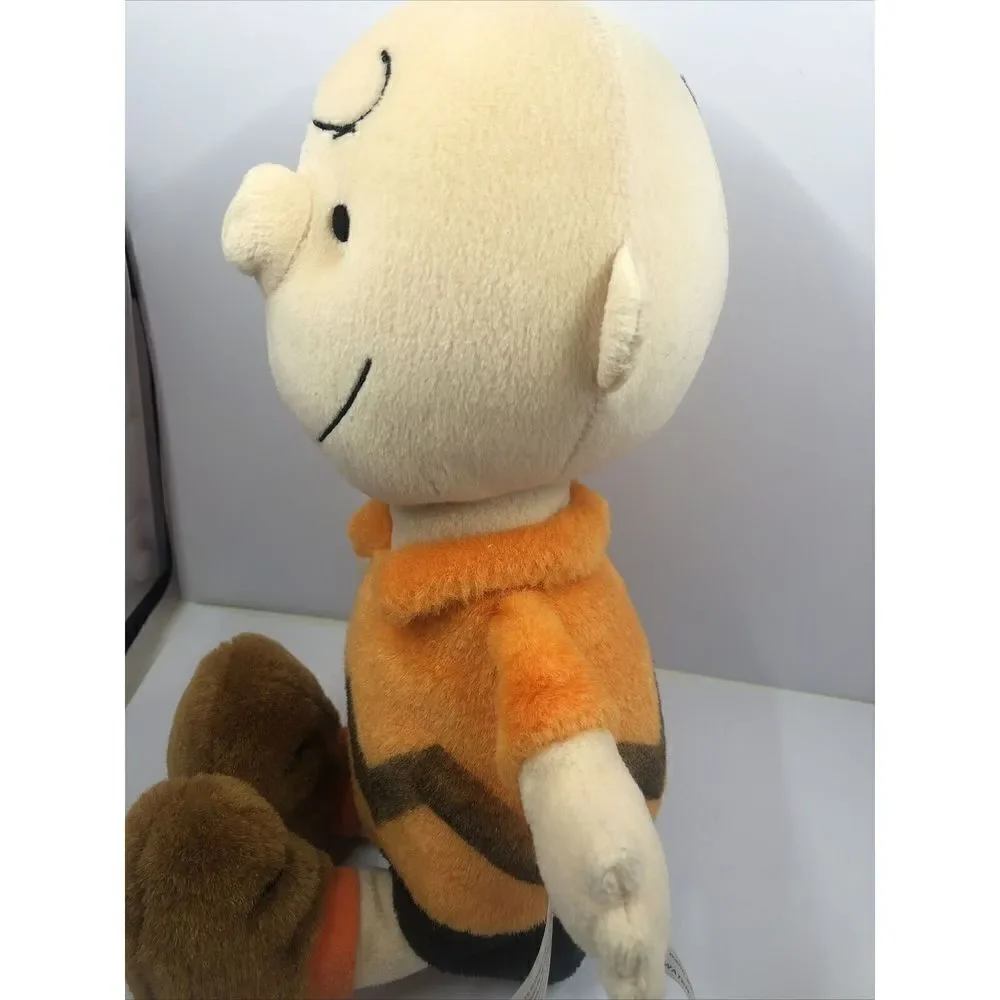 Peanuts Charlie Brown Kohl’s Cares Plush Stuffed 12” Tall - ORANGE SHIRT